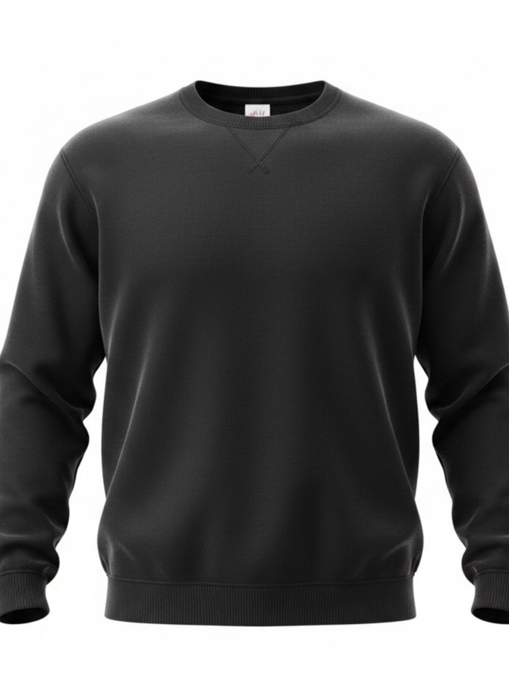 Divided (H&M) Classic Black Crewneck Sweater - Men XL